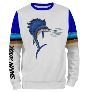 Sailfish Fishing 3D All Over print shirts personalized fishing apparel for Adult and kid NQS579