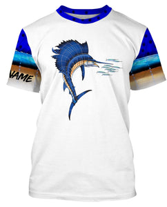 Sailfish Fishing 3D All Over print shirts personalized fishing apparel for Adult and kid NQS579