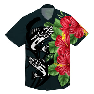 Walleye Fishing All over print button up shirts - fishing Hawaiian shirts for fishing lovers - NQS600