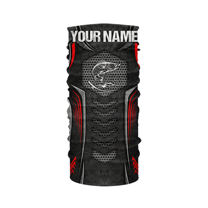 Beautiful Walleye Fishing Walleye Tattoo Metal Custom Fishing Jersey - Personalized Fishing Gifts| Red NQS4935