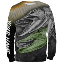 Load image into Gallery viewer, Musky Reaper Customize Name 3D All Over Pinted Shirts Personalized Fishing Gift For Men, Women And Kid NQS371