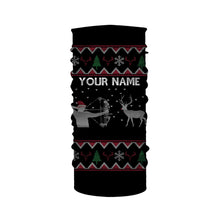 Load image into Gallery viewer, Funny Ugly Sweater pattern Bow Hunter Deer Hunting Customized name All over print Shirts, christmas shirt ideas for hunter - NQS2469