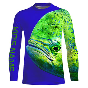 Mahi mahi Fishing Saltwater Blue Ocean All Over print shirts personalized fishing Gift NQS573