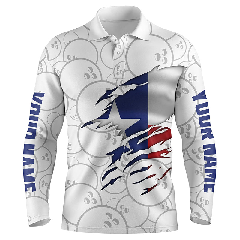 personalized bowling shirt for bowling – custom name design side view