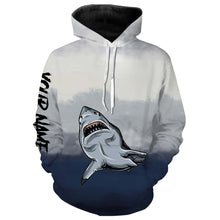 Load image into Gallery viewer, Shark fishing Customize Name  3D All Over Printed Personalized Fishing Shirts NQS282
