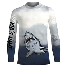 Load image into Gallery viewer, Shark fishing Customize Name  3D All Over Printed Personalized Fishing Shirts NQS282