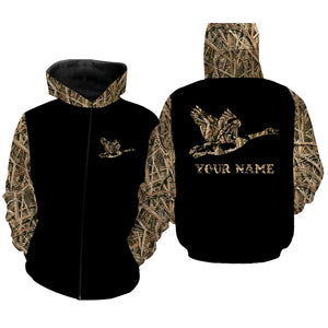Goose Hunting Waterfowl Camo Customize Name 3D All Over Printed Shirts NQS836