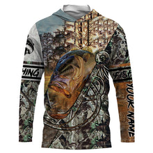 Load image into Gallery viewer, Largemouth Bass Fishing UV protection UPF 30+ quick dry custom long sleeve Fishing shirts NQS602