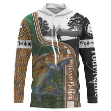 Load image into Gallery viewer, Walleye Fishing Customize name 3D All Over Printed Shirts Personalized Fishing Gift - NQS224