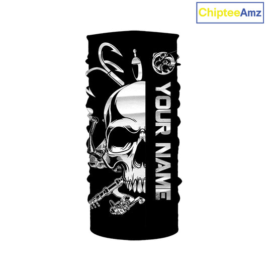 Fish reaper fishing black and white Custom sun protection fishing jersey Shirts, fishing gift NQS3500