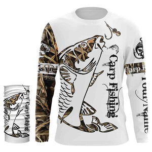 Carp Fishing Tattoo Camo Fishing UV protection quick dry Customize name fishing shirt NQS872