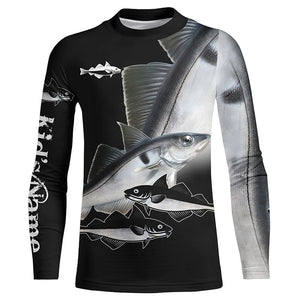 Haddock Fishing Customize Name UV protection long sleeves fishing shirts, Personalized Fishing Gift NQS6888