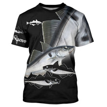 Load image into Gallery viewer, Haddock Fishing Customize Name UV protection long sleeves fishing shirts, Personalized Fishing Gift NQS6888