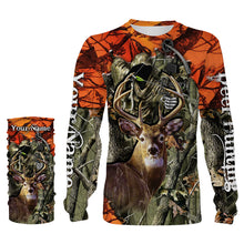 Load image into Gallery viewer, Deer Hunting big game camo Grim Reaper Custom Name 3D All over print shirts NQS742