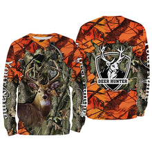Load image into Gallery viewer, Deer Hunting big game camo Grim Reaper Custom Name 3D All over print shirts NQS742