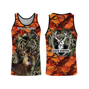 Deer Hunting big game camo Grim Reaper Custom Name 3D All over print shirts NQS742