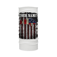 Load image into Gallery viewer, Bass Fishing Shirts vintage American flag Custom Name UV Protection Shirts NQS3011