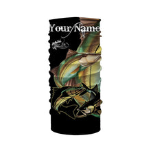 Load image into Gallery viewer, Snook fish saltwater fishing Customize UV protection long sleeves fishing shirts, gifts for fishing lover NQS2453