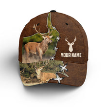 Load image into Gallery viewer, Deer Hunting Camouflage Custom Name 3D Hat - Outdoor Cap Hunting Gifts for Deer Hunter NQS4223