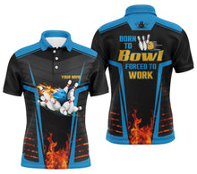 Load image into Gallery viewer, Custom bowling shirt for men – personalized team jersey front view