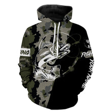 Load image into Gallery viewer, Walleye Fishing Camo Customize name 3D All over print shirts - personalized fishing gift for Adult and Kid - NQS442