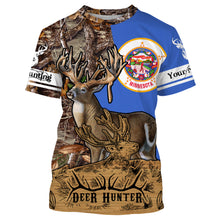 Load image into Gallery viewer, Minnesota MN deer hunting Deer hunter game Customize Name 3D All Over Printed Shirts plus size NQS974