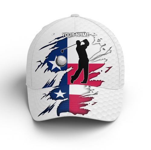 Golf club custom name Texas flag patriotic Custom golf hat women Baseball golf cap NQS6360