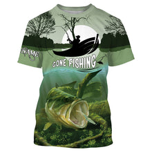 Load image into Gallery viewer, Largemouth Bass Fishing Customize Name Fishing Shirts Personalized All Over Printed Shirts For Men, Women And Kid NQS463
