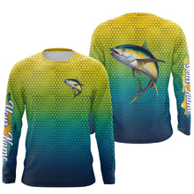 Load image into Gallery viewer, Tuna fishing Custom Name UV protection UPF 30+ fishing jersey, deep sea fishing tournament shirts NQS3769