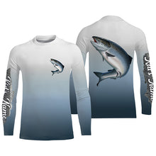 Load image into Gallery viewer, Chinook Salmon fishing Custom Name sun protection fishing jersey, Salmon fishing tournament shirts NQS3963