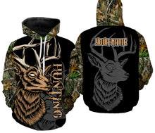 Load image into Gallery viewer, Deer hunting Custom Name 3D All over print shirts NQS751