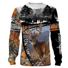 Load image into Gallery viewer, Deer Hunting Orange Muddy camo Customize Name 3D All Over Printed Shirts NQS938