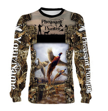 Load image into Gallery viewer, Pheasant Hunting with dog Camo Customize Name 3D All Over Printed Shirts Personalized gift For Hunting Lovers NQS684