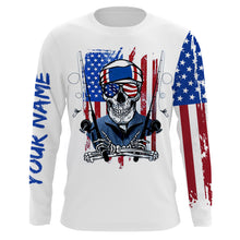 Load image into Gallery viewer, American fish reaper fishing UV protection quick dry Customize name long sleeves NQS946