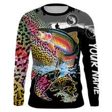 Load image into Gallery viewer, Rainbow Trout fishing scale Customize name long sleeves UV protection quick dry UPF 30+ NQS806