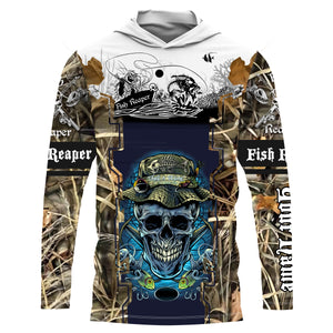 Fish reaper fishing camouflage custom long sleeves UV protection UPF 30+ NQS825