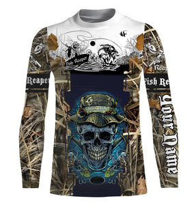 Fish reaper fishing camouflage custom long sleeves UV protection UPF 30+ NQS825