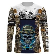 Load image into Gallery viewer, Fish reaper fishing camouflage custom long sleeves UV protection UPF 30+ NQS825