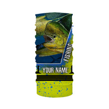 Load image into Gallery viewer, Mahi Mahi fishing UV protection quick dry Customize name long sleeves UPF 30+NQS845