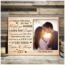 Load image into Gallery viewer, Personalized Custom Photo Canvas, I love you Forever &amp; Always , Anniversary Gifts D05 NQS1257