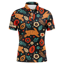 Load image into Gallery viewer, Easter's day pattern golf shirt custom Mens golf polo shirts, personalized Easter golf gifts NQS4919