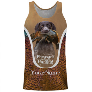 Pointer German Shorthair Pheasant hunting dog Custom All over print Shirts, Personalized hunting gifts FSD3996