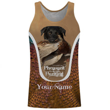 Load image into Gallery viewer, Black Labs Pheasant hunting dog Custom name All over print Shirts, Personalized hunting gifts FSD3998