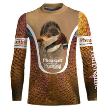 Load image into Gallery viewer, Wirehaired Pointing Griffon Pheasant hunting dog Custom All over print Shirts, Personalized gifts FSD3999