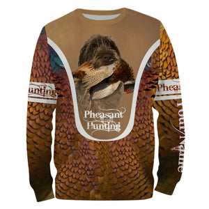 Wirehaired Pointing Griffon Pheasant hunting dog Custom All over print Shirts, Personalized gifts FSD3999