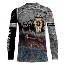 Load image into Gallery viewer, Deer hunting Skull camo Custom Name 3D All over print shirts - personalized hunting gifts - NQS729