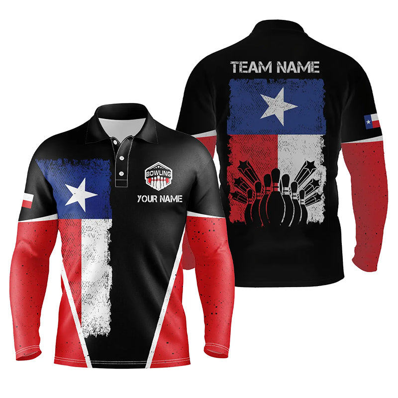 personalized bowling shirt for bowling – custom name design side view