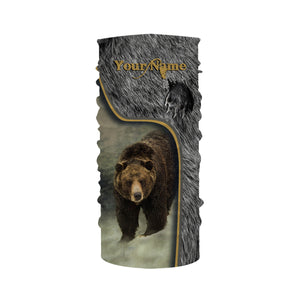 Bear Hunting big game camo Custom Name 3D All over print shirts NQS738