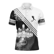 Load image into Gallery viewer, Custom bowling shirt for men – personalized team jersey front view