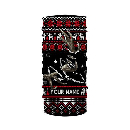 Funny Ugly Sweater pattern Deer shed Hunting Custom All over print Shirts, Christmas shirt for hunter NQS4466